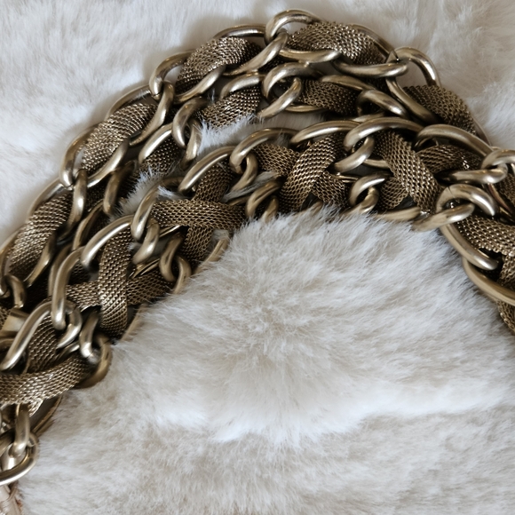 Versace pink mink and leather purse - Picture 13 of 13